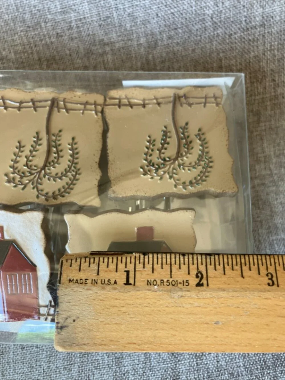 12PC Set Shower Curtain Hooks by Park Design, Homestead Shower Curtain Hooks NIB